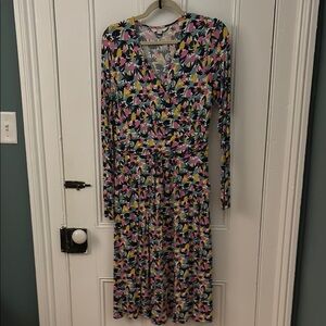 Floral Multicolor Women's Dress